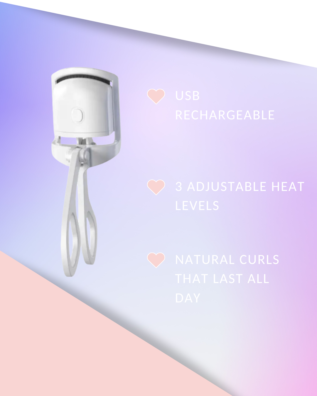 Portable Electric Heated Eyelash Curler